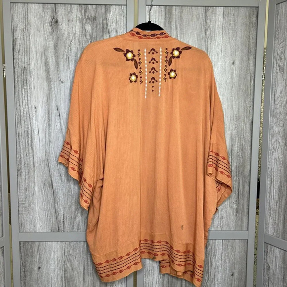 Curations Duster Kimono Embroidered Size XS / S - Picture 7 of 8